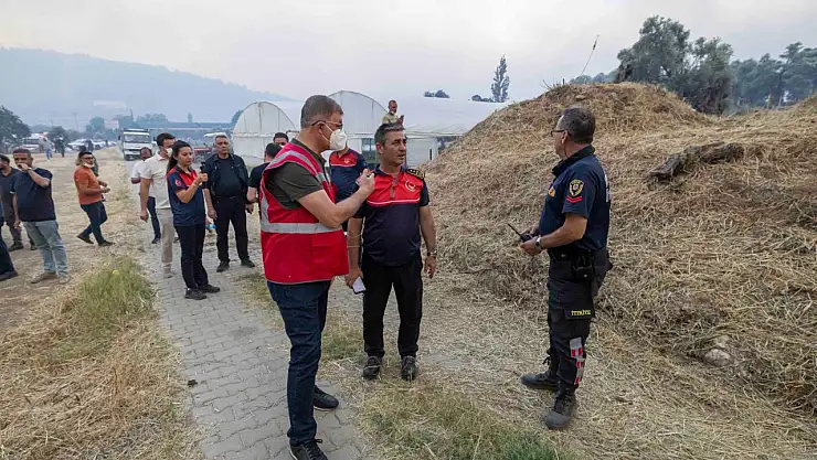 Başkan Tugay Ödemiş'te Yangın Bölgesinde