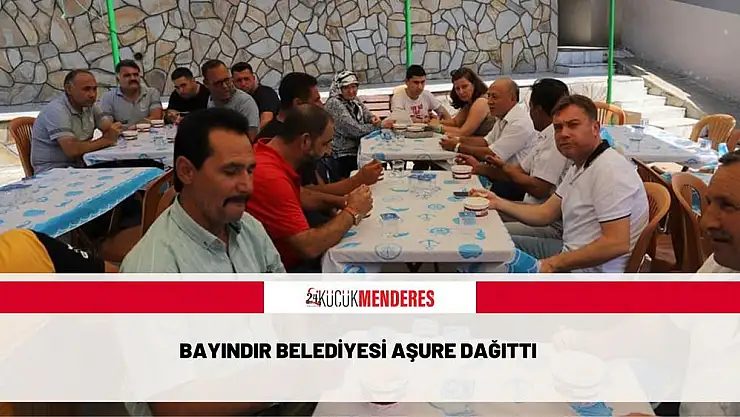Bayındır Belediyesi aşure dağıttı