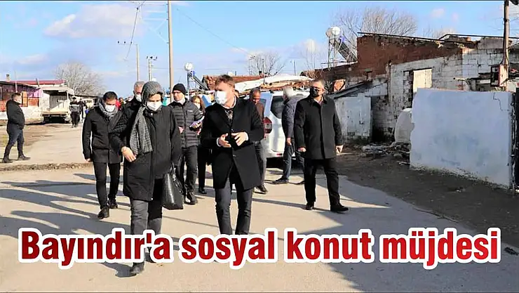Bayındır'a sosyal konut müjdesi