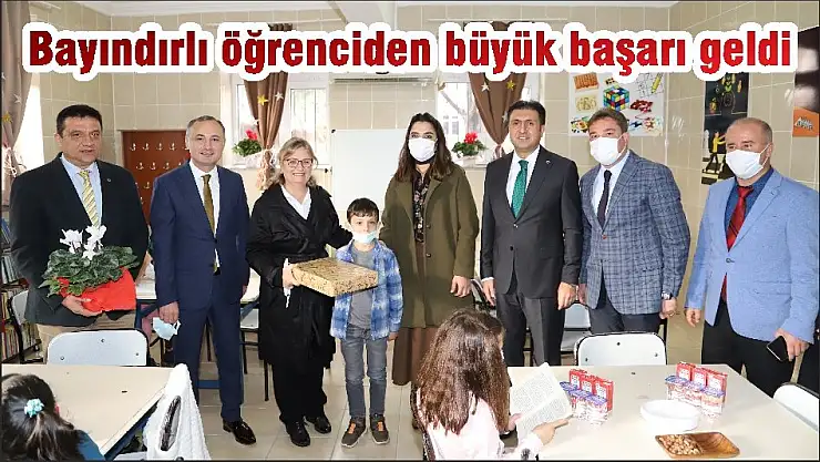 Bayındırlı öğrenciden büyük başarı geldi