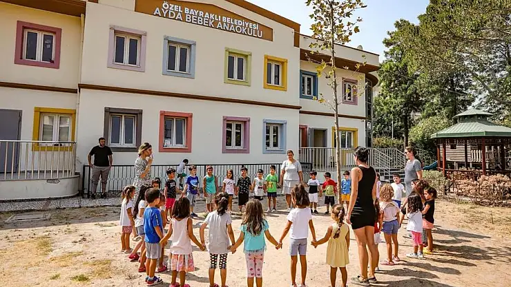 Bayraklı'da anaokulunun adını çocuklar belirledi