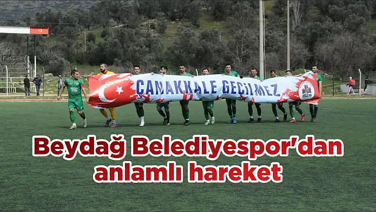 Beydağ Belediyespor'dan anlamlı hareket