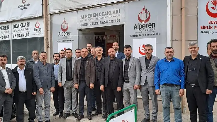 BÜYÜK BİRLİK PARTİSİ ÖDEMİŞ İLÇE TEŞKİLATI İLK KONGRESİNİ GERÇEKLEŞTİRDİ