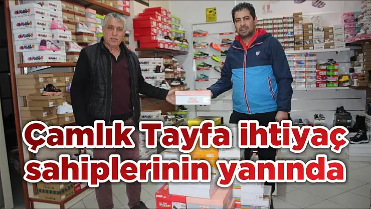 Çamlık Tayfa ihtiyaç sahiplerinin yanında