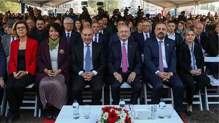 CHP GENEL BAŞKANI KILIÇDAROĞLU, İZMİR’DE KONUT TEMEL ATMA TÖRENİNE KATILDI