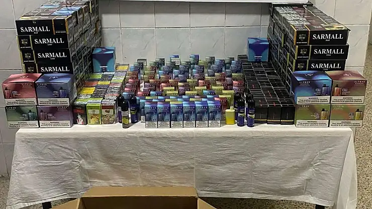 Efeler ve İncirliova'da kaçak sigara operasyonu