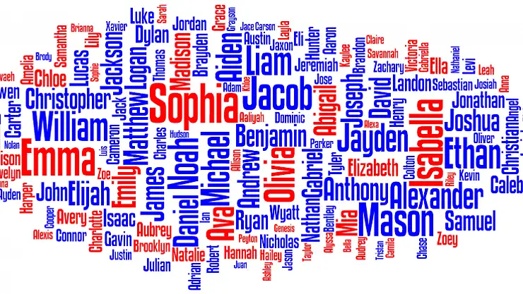 En çok kullanılan isimler