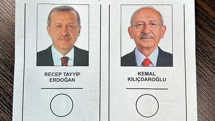 Erdoğan birinci ,Kılıçdaroğlu ikinci sırada