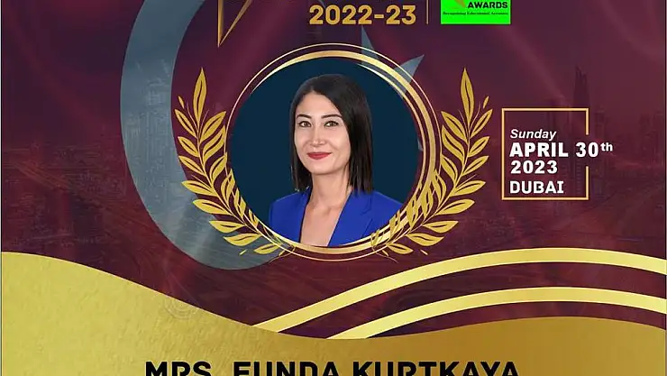 Funda öğretmenden büyük başarı: ‘Yılın En İyi Müdür Yardımcısı’