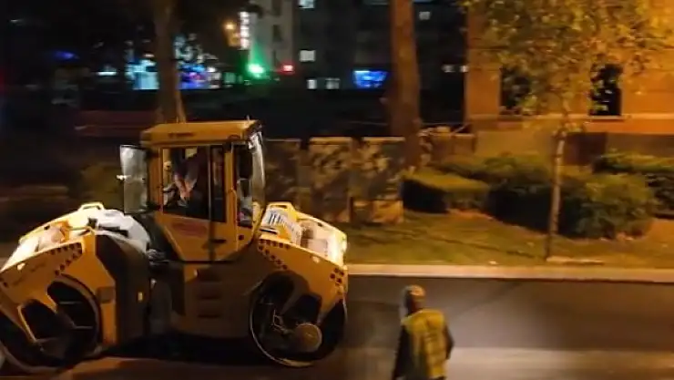 Gazi Bulvarı’nda Asfalt Yenileme Çalışması başladı