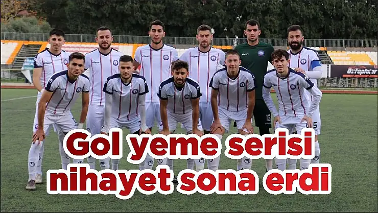 Gol yeme serisi nihayet sona erdi