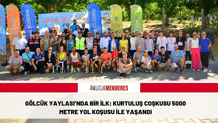 Gölcük Yaylası'nda bir ilk: Kurtuluş coşkusu 5000 metre yol koşusu ile yaşandı