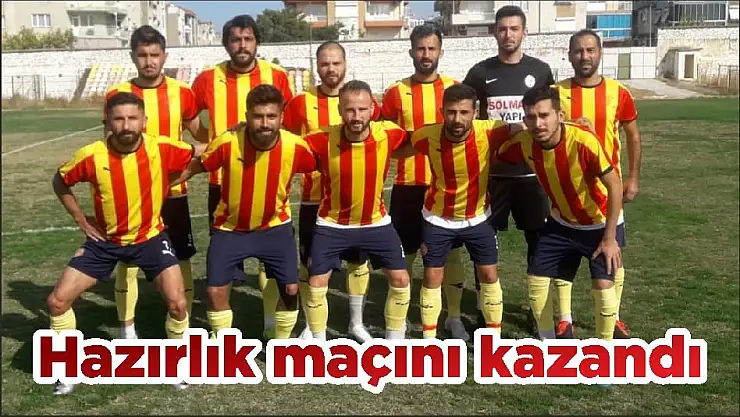 Hazırlık maçını kazandı