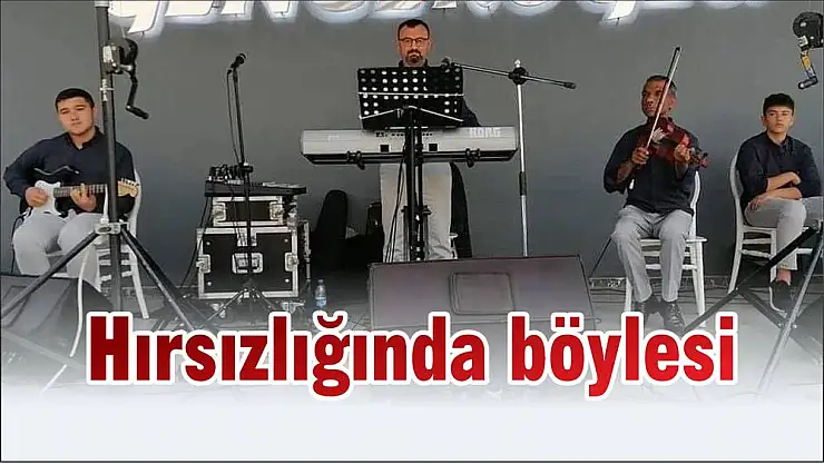 Hırsızlığında böylesi