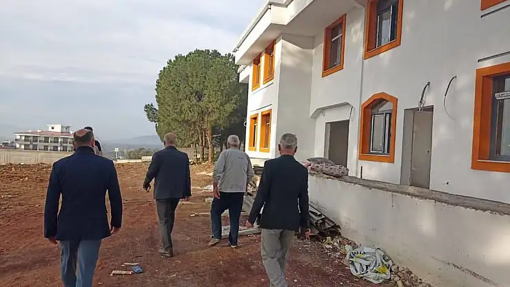 İlçe Milli Eğitim Müdürü Serdar Ökay'dan Okul İnşaatlarına Ziyaret