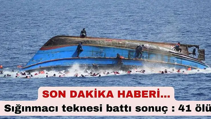 İtalya açıklarında sığınmacı teknesi battı