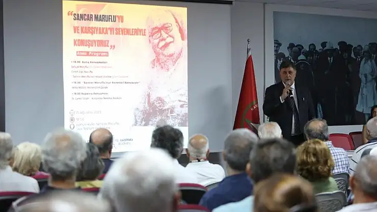 'İzmir Baba' Sancar Maruflu, Karşıyaka'da anıldı