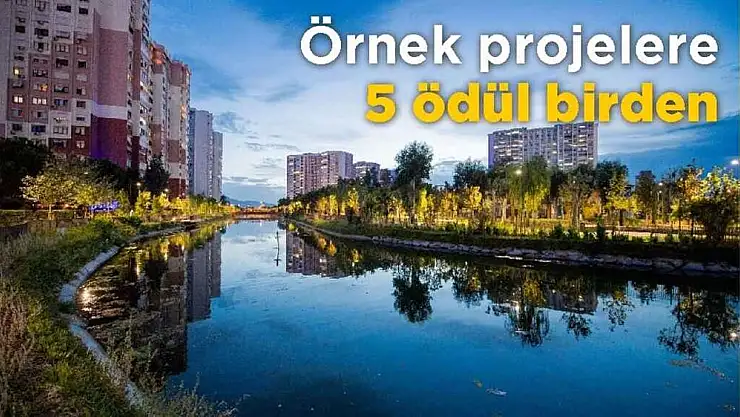 İzmir Büyükşehir Belediyesi'nin örnek projelerine 5 ödül birden