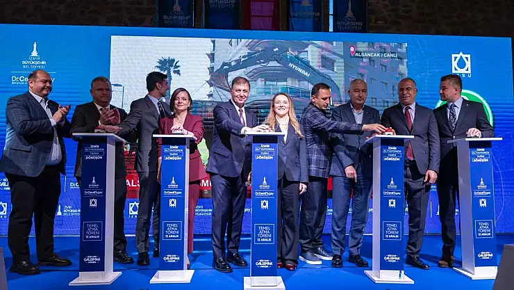 İzmir'de 3 milyarlık altyapı yatırımı başladı