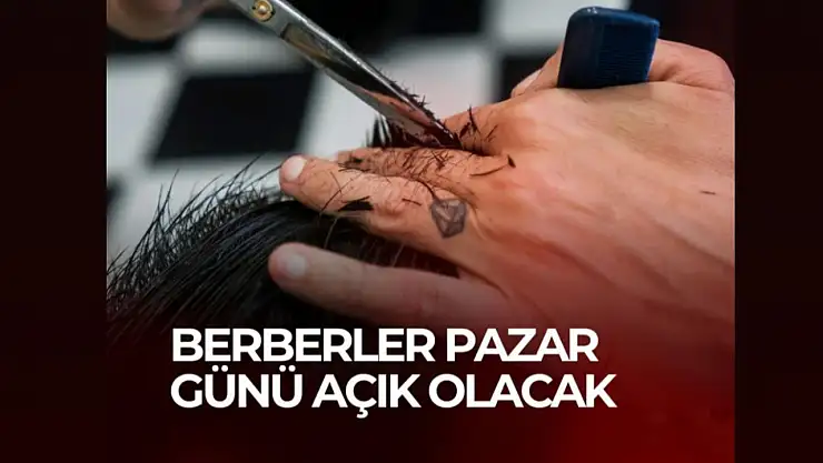 İzmir'de Berberler Bu Pazar Açık Olacak