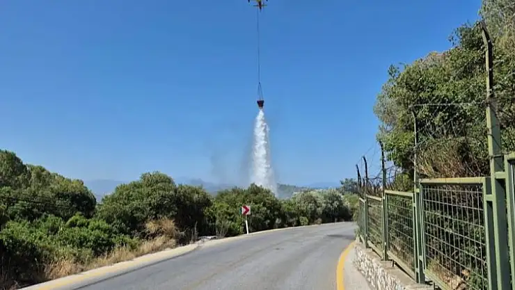 İzmir'de Farklı Noktalarda Çıkan Yangınlara Hafta Sonu Boyunca Müdahale Edildi