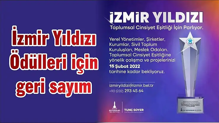 İzmir Yıldızı Ödülleri için geri sayım