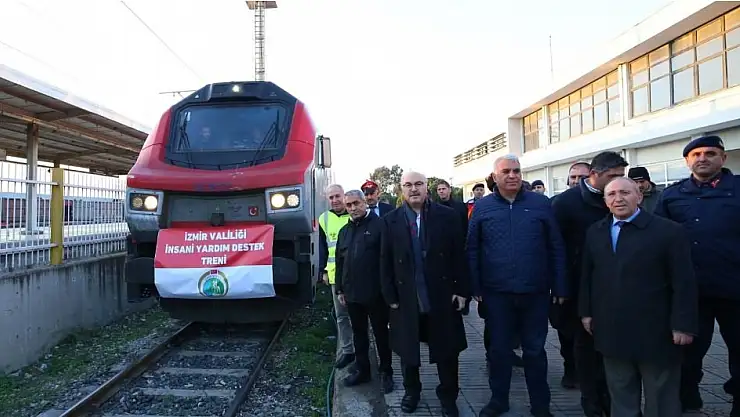 İZMİR’DEKİ KONTEYNERLER DEPREM BÖLGESİNE GÖNDERİLDİ