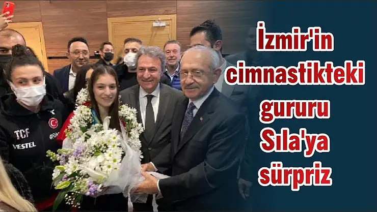 İzmir’in cimnastikteki gururu Sıla’ya sürpriz