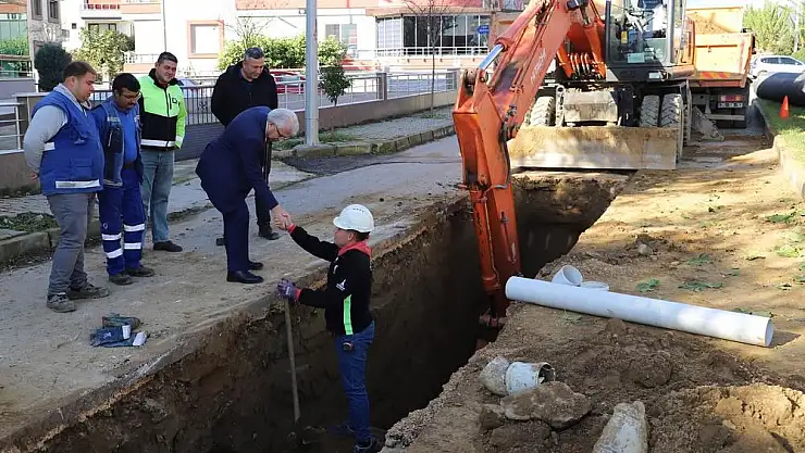 İZSU'dan Ödemiş'e dev yağmur suyu hattı yatırımı