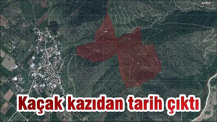 Kaçak kazıdan tarih çıktı