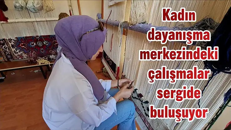 Kadın dayanışma merkezindeki çalışmalar sergide buluşuyor