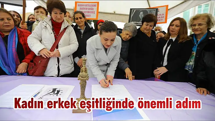 Kadın erkek eşitliğinde önemli adım