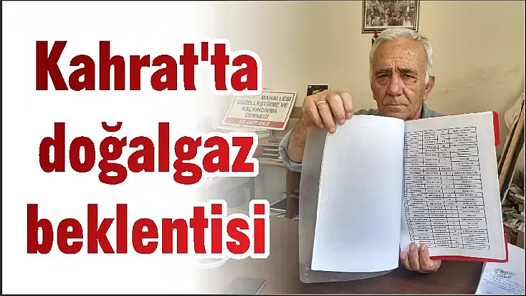 Kahrat'ta doğalgaz beklentisi