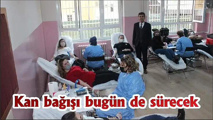Kan bağışı bugün de sürecek