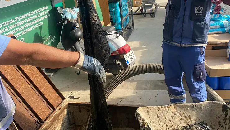 KANALİZASYON ÇÖPLÜK DEĞİL! İZSU'DAN VATANDAŞLARA SERT UYARI