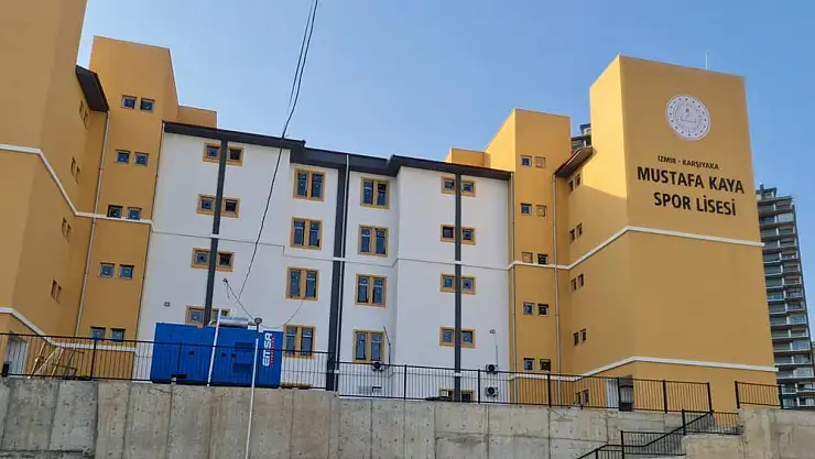 Karşıyaka spor lisesi inşaatı sona eriyor