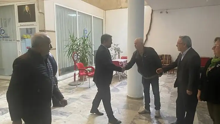 Kaymakam Erdoğan'dan Muhtarlar Derneği'ne Ziyaret.