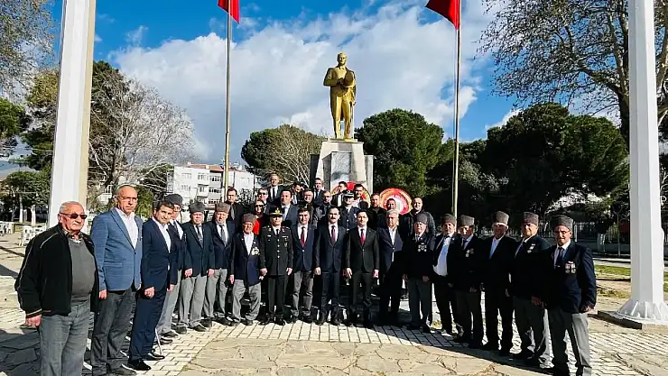 Kiraz'da 18 Mart Çanakkale Zaferi sebebiyle resmi tören düzenlendi