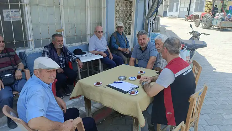 Kiraz'da Cuma Buluşmaları Devam Ediyor: Suludere Mahallesi'nde Üreticilere Yeni Destekleme Modeli Anlatıldı