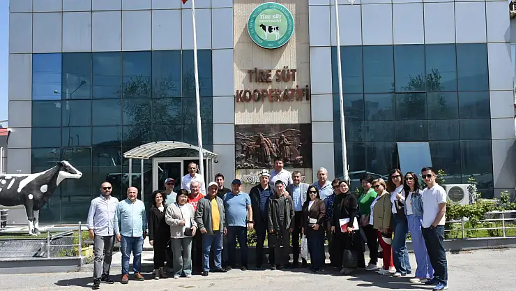 Kırgız Heyetten Tire Süt Kooperatifine İlgi