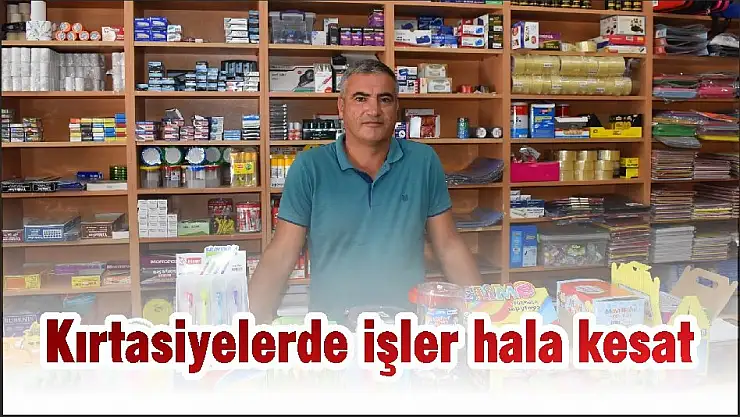 Kırtasiyelerde işler hala kesat