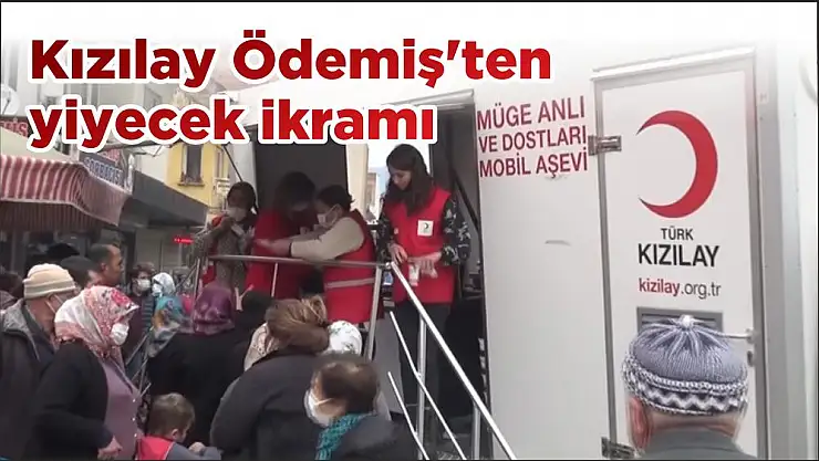Kızılay Ödemiş'ten yiyecek ikramı