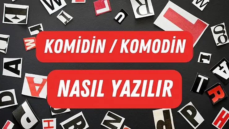 Komidin mi,  Komodin mi? Nasıl Yazılır?