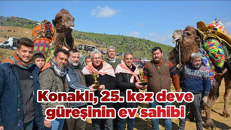 Konaklı, 25. kez deve güreşinin ev sahibi