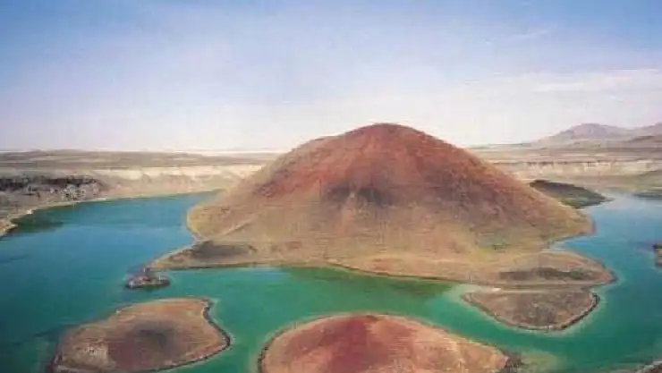 Meke gölü kuraklığa kurban gidiyor