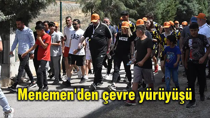 Menemen'den çevre yürüyüşü