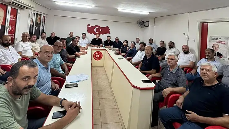 MHP Ödemiş İlçe Teşkilatı Eylül Ayı Olağan Yönetim Kurulu Toplantısını Gerçekleştirdi