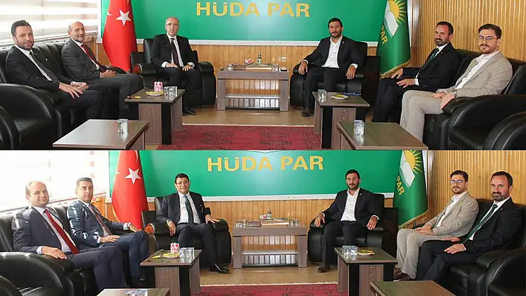 Millet İttifakı partileri, HÜDAPAR’a bayram ziyaretine gitti