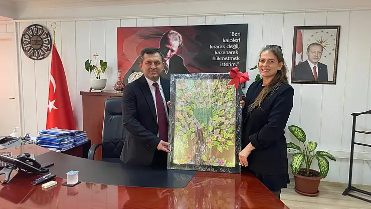 Minik Kalpler'den Kaymakam Erdoğan'a Ziyaret