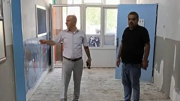 Müdür Serdar Ökay'dan İsmet İnönü Ortaokulu'na İnceleme Ziyareti